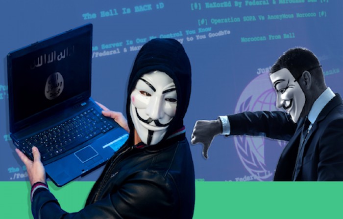 Câu đố về nhóm hacker Anonymous