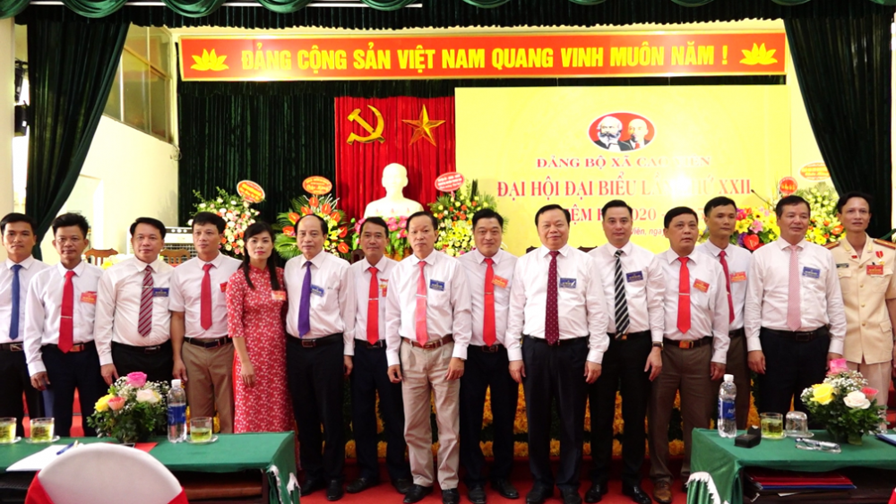 Đảng bộ xã Cao Viên tổ chức thành công Đại hội lần thứ XXII