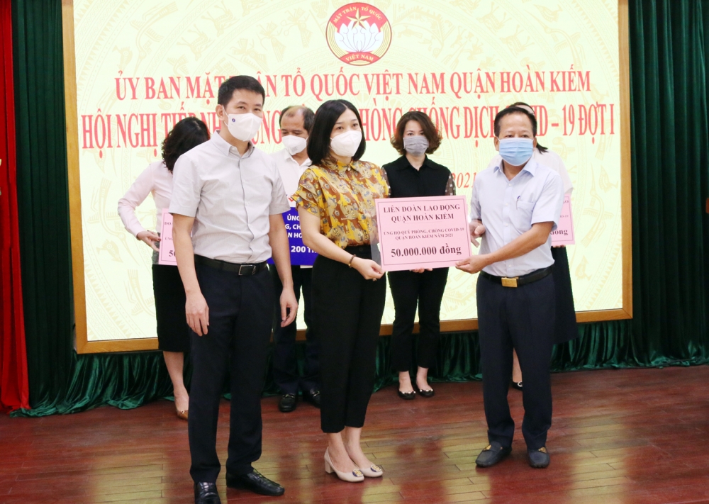 Liên đoàn Lao động quận Hoàn Kiếm: Chung sức, đồng lòng phòng, chống dịch hiệu quả