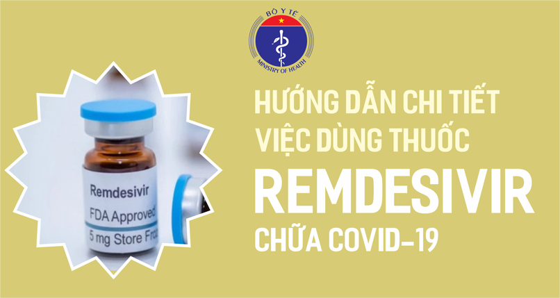 Infographic: Hướng dẫn chi tiết việc dùng thuốc Remdesivir chữa Covid-19