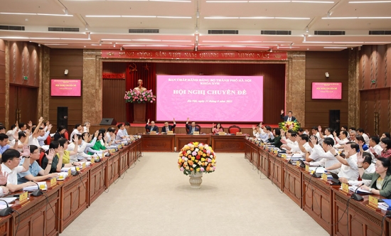 Ban hành Nghị quyết về Hội nghị chuyên đề Ban Chấp hành Đảng bộ thành phố Hà Nội