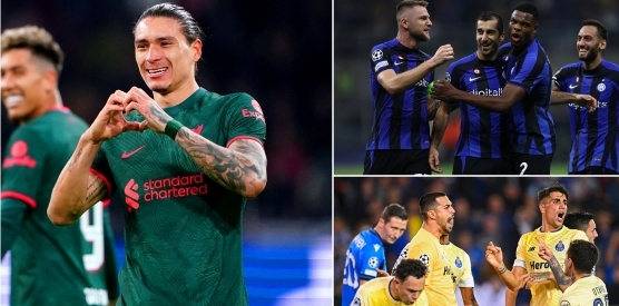 Kết quả Cúp C1 châu Âu: Inter Milan, Liverpool, Porto giành vé đi tiếp