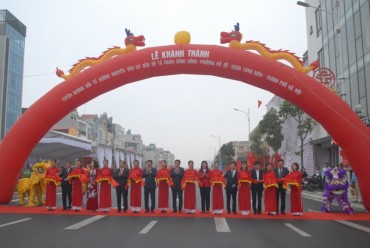 ​Quận Long Biên: Khánh thành tuyến đường huyết mạch