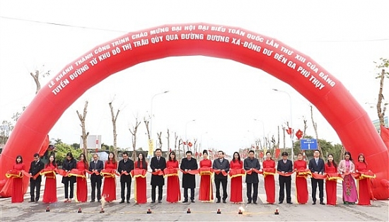Khánh thành, khởi công hàng loạt dự án hạ tầng giao thông tại huyện Gia Lâm