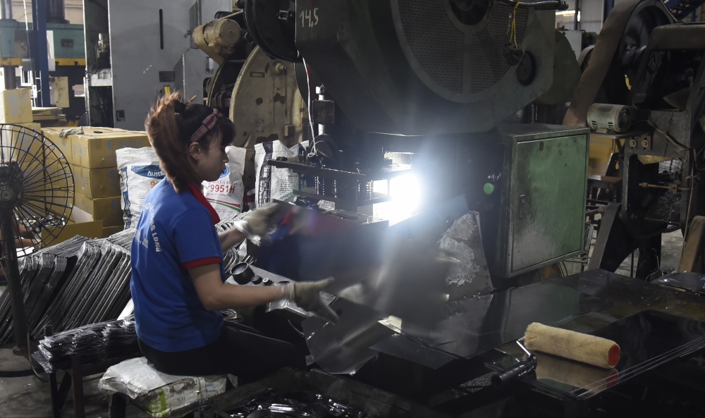 Nghề cơ khí của Thanh Thùy đã áp dụng máy móc thiết bị hiện đại vào sản xuất
