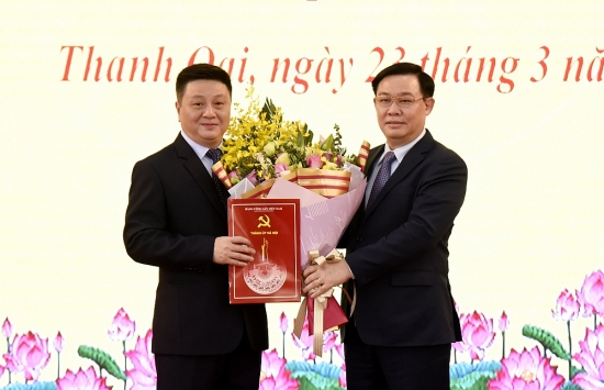 Ông Bùi Hoàng Phan làm Bí thư Huyện ủy Thanh Oai