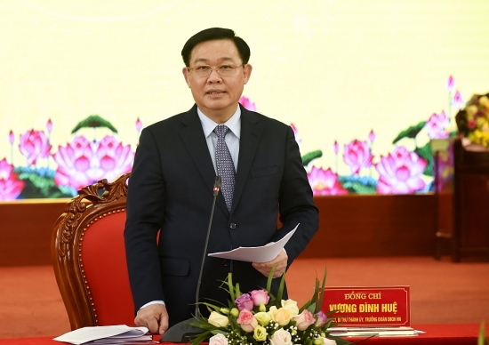 Bí thư Thành ủy Vương Đình Huệ: Khơi dậy ý chí, khát vọng phát triển huyện Thanh Oai lên quận