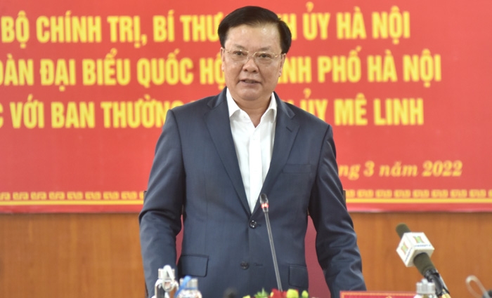 Rà soát, xử lý nghiêm vi phạm về quản lý đất đai, trật tự xây dựng tại huyện Mê Linh
