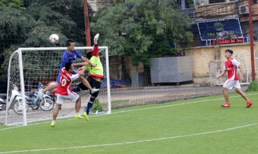 Kết quả ngày thi đấu thứ hai giải bóng đá báo Lao động Thủ đô lần thứ III