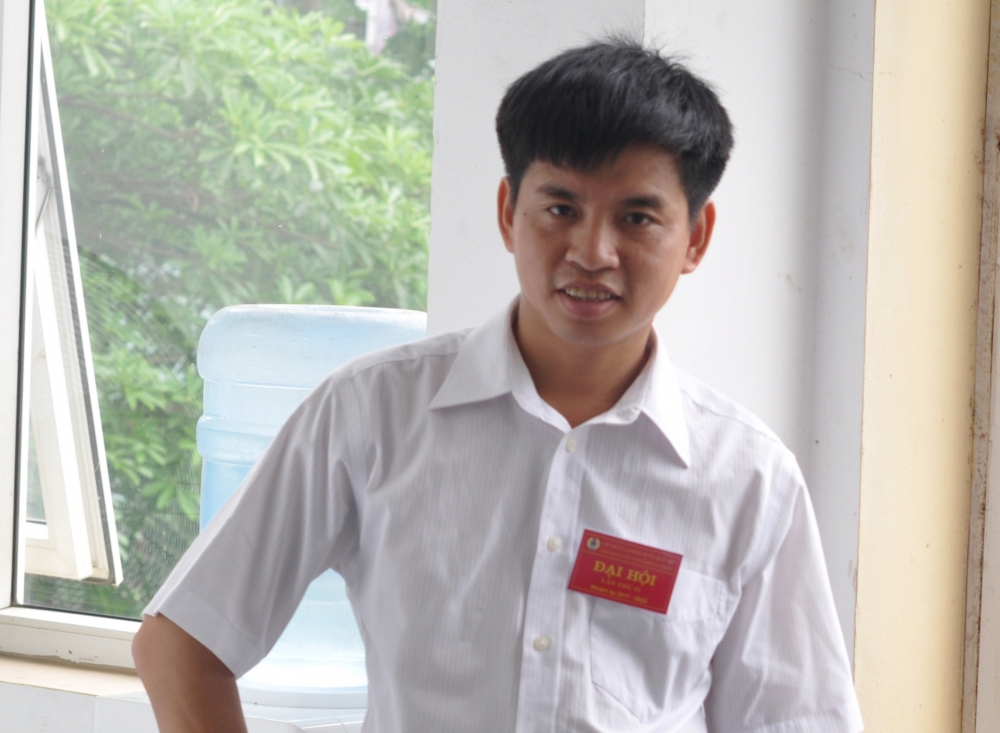 Anh Nguyễn Văn Mạnh Chủ tịch Công đoàn Công ty cổ phần TOMECO An Khang