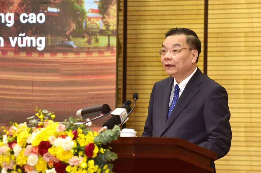 Chủ tịch Ủy ban nhân dân thành phố Hà Nội Chu Ngọc Anh quán triệt nội dung các Chương trình công tác của Thành ủy