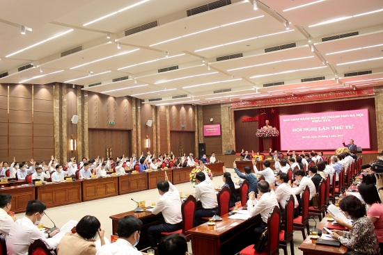 Khai mạc Hội nghị lần thứ tư Ban Chấp hành Đảng bộ thành phố Hà Nội khóa XVII