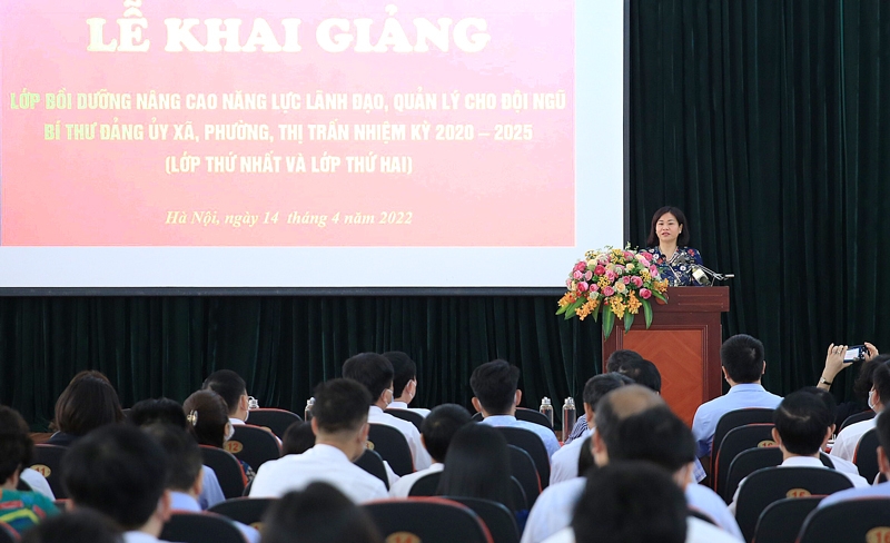 Hà Nội: Bồi dưỡng năng lực lãnh đạo, quản lý cho Bí thư Đảng ủy cấp xã