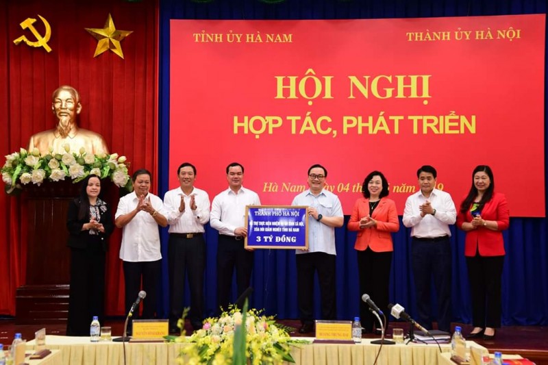 Hà Nội - Hà Nam tăng cường hợp tác cùng phát triển