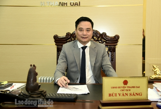 Chủ tịch huyện Thanh Oai Bùi Văn Sáng kêu gọi chung tay phòng, chống Covid-19