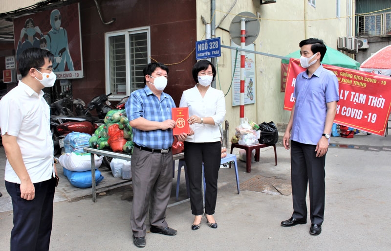 Quận Thanh Xuân tuyệt đối không chủ quan trong công tác phòng, chống dịch Covid- 19