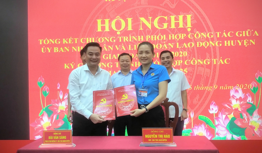 Huyện Thanh Oai: Phát huy quan hệ giữa Công đoàn và chính quyền đồng cấp