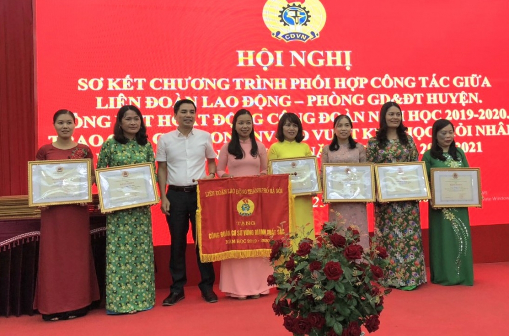 Huyện Thanh Oai: Công đoàn và nhà trường gắn kết chặt chẽ