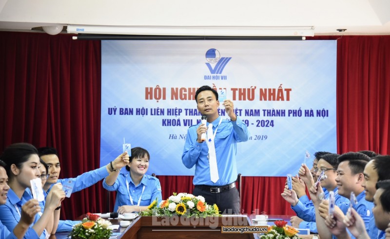 Hội Liên hiệp thanh niên Việt Nam thành phố Hà Nội có tân chủ tịch