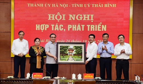 Hà Nội – Thái Bình: Thống nhất 12 nhóm nội dung hợp tác