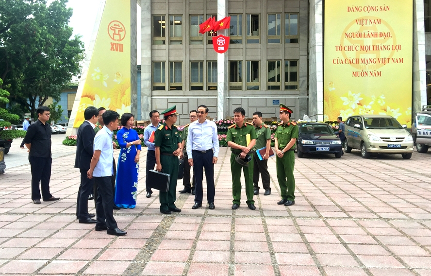 Bảo đảm an ninh, an toàn tuyệt đối cho Đại hội Đảng bộ thành phố Hà Nội