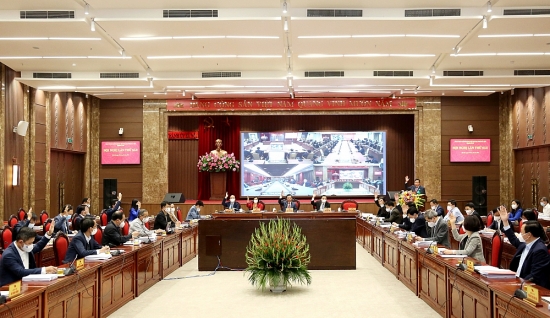 Khai mạc Hội nghị lần thứ sáu Ban Chấp hành Đảng bộ thành phố Hà Nội khóa XVII