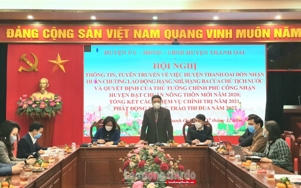 Huyện Thanh Oai: Thu nhập bình quân đạt 60,18 triệu đồng/người/năm