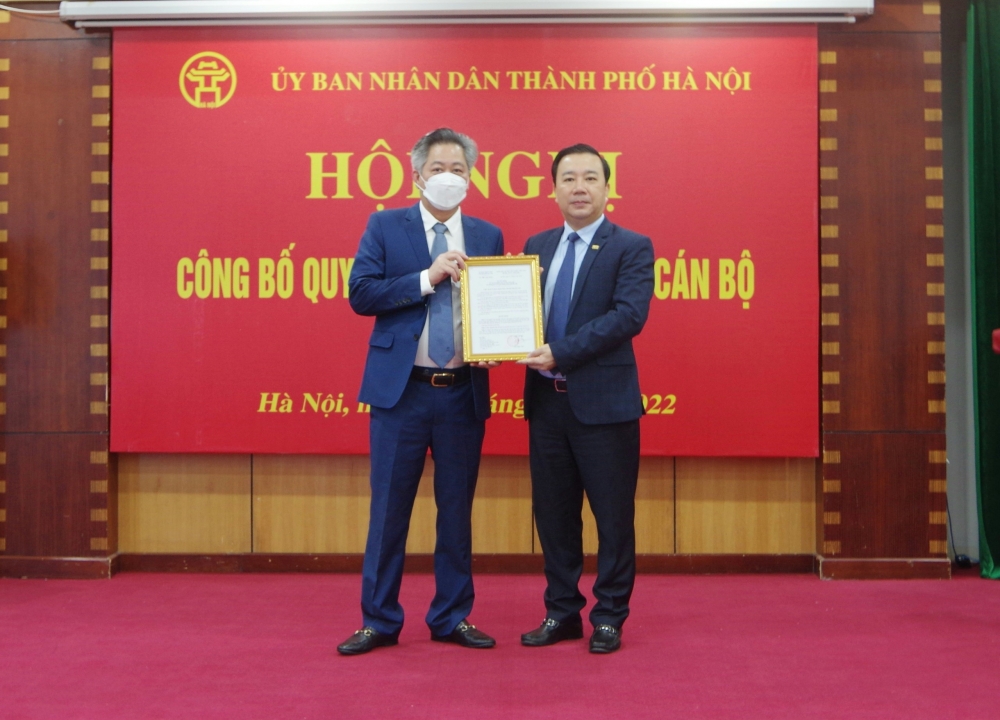 Đồng chí Nguyễn Tiến Sỹ được bổ nhiệm làm Phó Giám đốc Sở Thông tin và Truyền thông Hà Nội