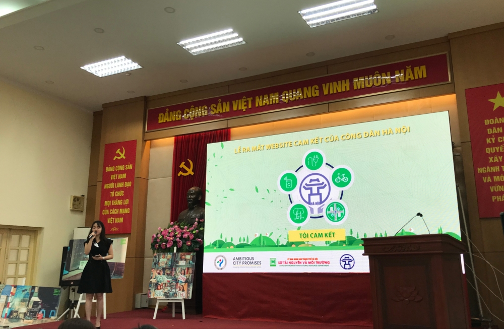 Hà Nội ra mắt website cam kết hành động giảm thiểu ô nhiễm