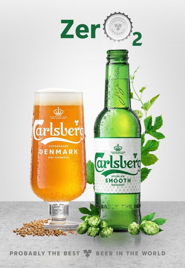 Carlsberg ra mắt nắp chai giúp lưu giữ hương vị bia