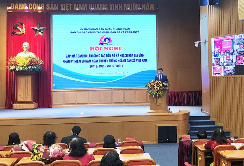 Quận Thanh Xuân gặp mặt cán bộ làm công tác dân số - kế hoạch hóa gia đình