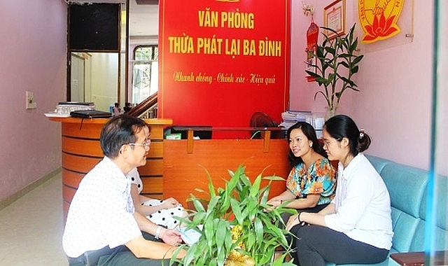 Hà Nội phát triển Văn phòng Thừa phát lại phù hợp với địa bàn dân cư