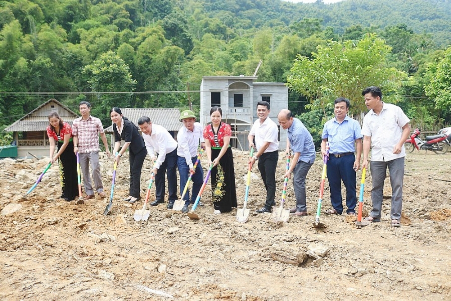 Chính thức Khởi công công trình xây dựng điểm trường Mầm non Bản Tai Giác, xã Phú Sơn, huyện Quan Hóa, tỉnh Thanh Hóa