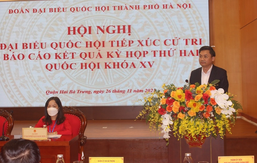 Tổng Bí thư Nguyễn Phú Trọng tiếp xúc cử tri thành phố Hà Nội