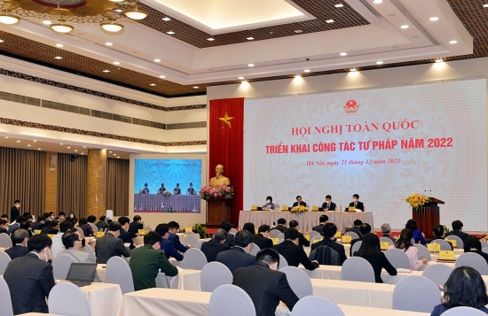 Thủ tướng Chính phủ dự Hội nghị toàn quốc triển khai công tác tư pháp năm 2022