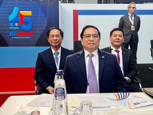 Thủ tướng Phạm Minh Chính tham dự Hội nghị Cấp cao kỷ niệm 45 năm quan hệ ASEAN-EU