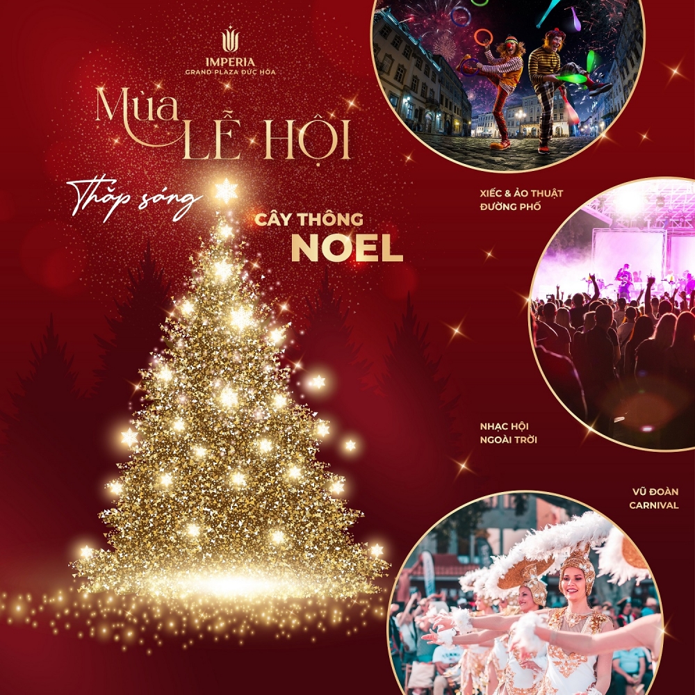 Chuỗi sự kiện đặc sắc và quy mô lần đầu tiên xuất hiện trong dịp Giáng sinh và năm mới tại Đức Hòa.