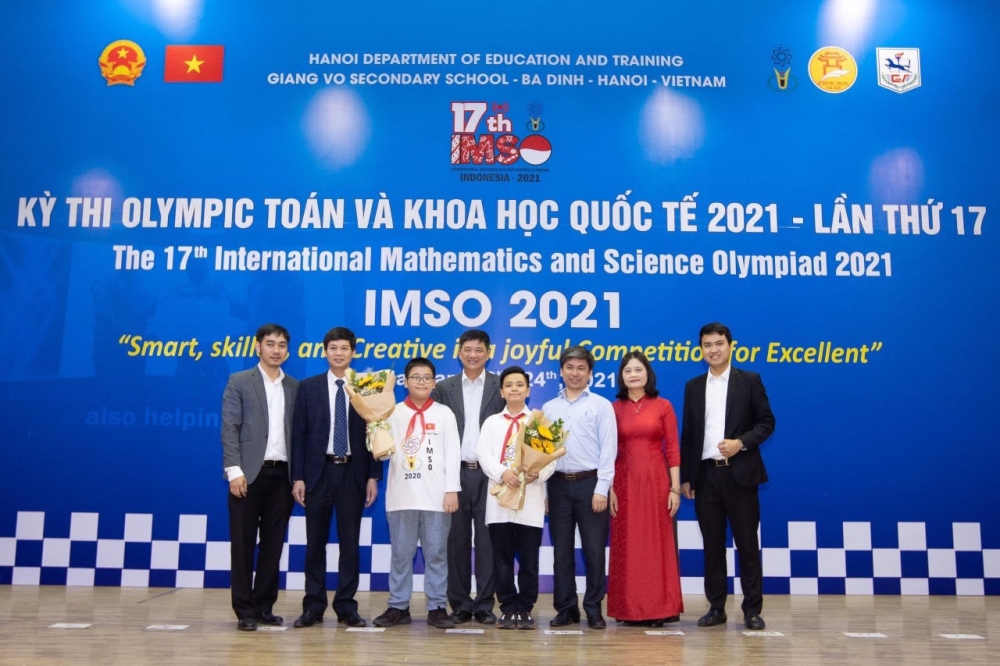 Học sinh Hà Nội giành 20 huy chương tại kỳ thi Olympic Toán và Khoa học quốc tế