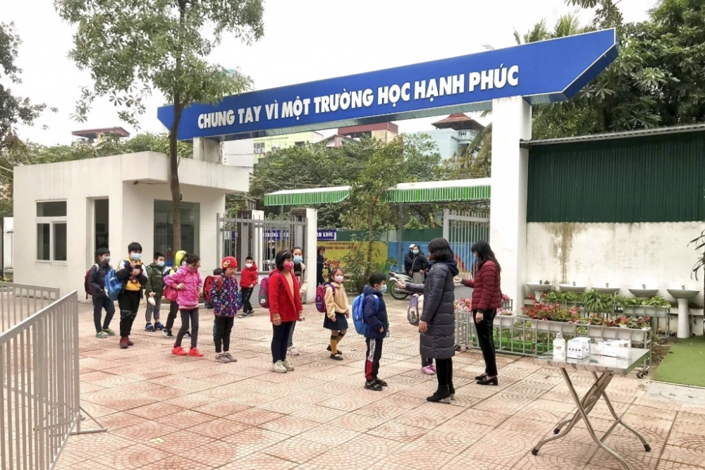 Trường học Hà Nội chủ động triển khai các biện pháp phòng, chống dịch Covid-19
