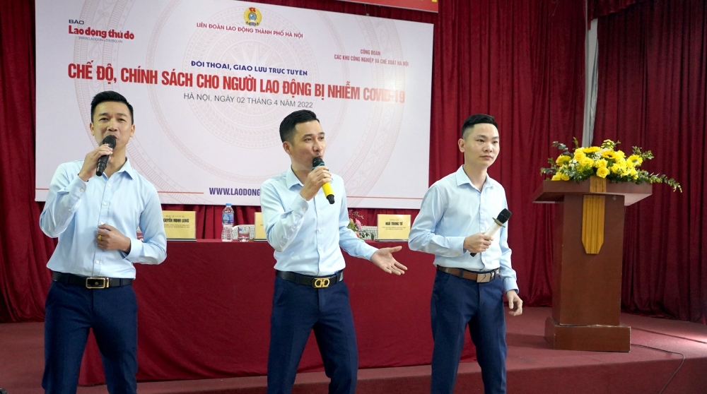 Trực tuyến hình ảnh: Giải đáp chế độ, chính sách cho người lao động bị nhiễm Covid-19