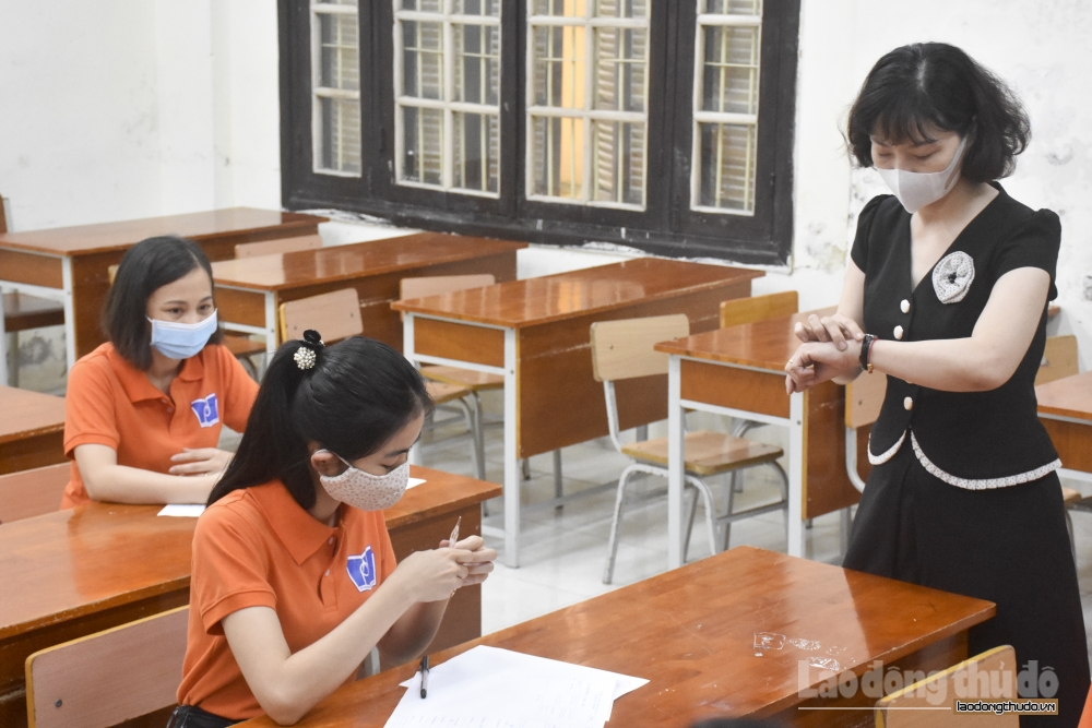 Quận Ba Đình: Diễn tập công tác phục vụ kỳ thi tuyển sinh vào lớp 10