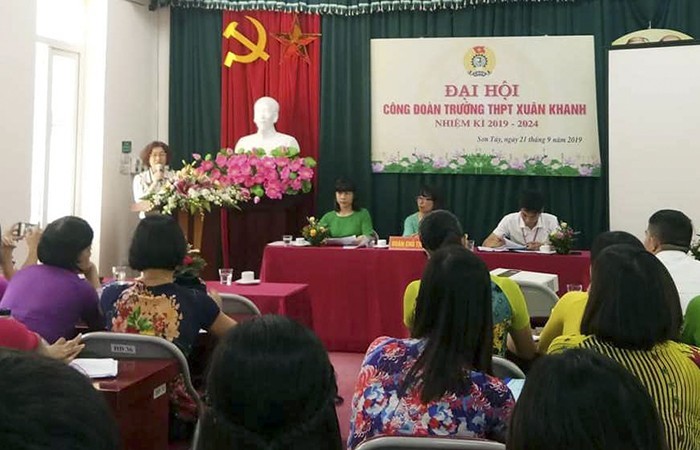 11 Công đoàn cơ sở ngành Giáo dục Hà Nội đã tổ chức xong Đại hội Công đoàn