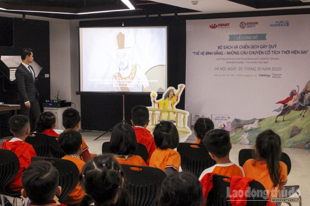Ra mắt bộ sách về bình đẳng giới đầu tiên tại Việt Nam dành cho thiếu nhi