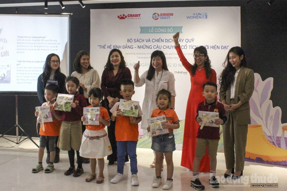 Ra mắt bộ sách về bình đẳng giới đầu tiên tại Việt Nam dành cho thiếu nhi