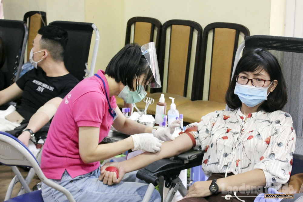 Sôi nổi Ngày hội hiến máu tình nguyện khối công nhân viên chức lao động quận Ba Đình năm 2020