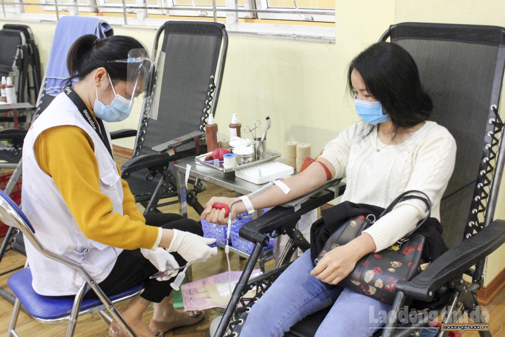 Sôi nổi Ngày hội hiến máu tình nguyện khối công nhân viên chức lao động quận Ba Đình năm 2020