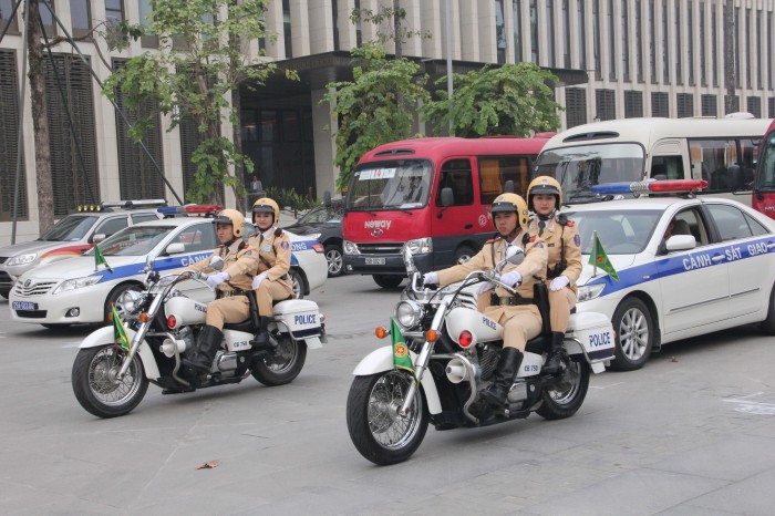 Những đóng góp thầm lặng của Đội CSGT Tuần tra dẫn đoàn CA Hà Nội