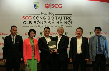 Tập đoàn SCG công bố tài trợ cho CLB bóng đá Hà Nội