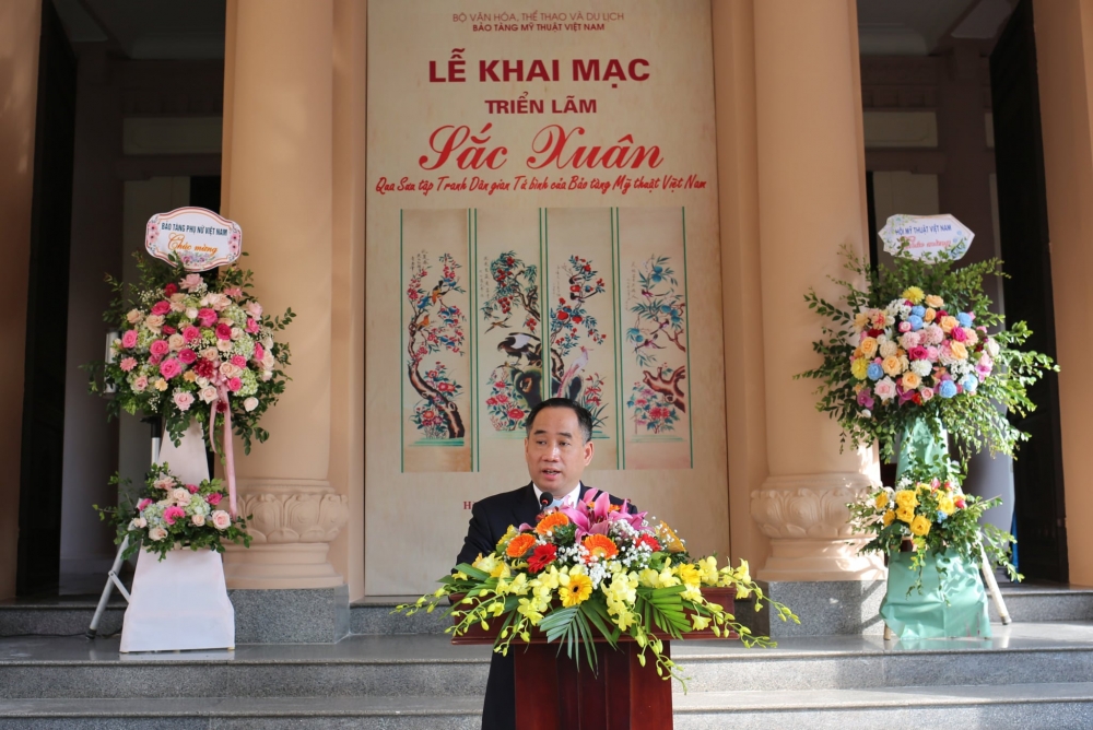 Sắc xuân qua tranh dân gian của Bảo tàng Mỹ thuật Việt Nam