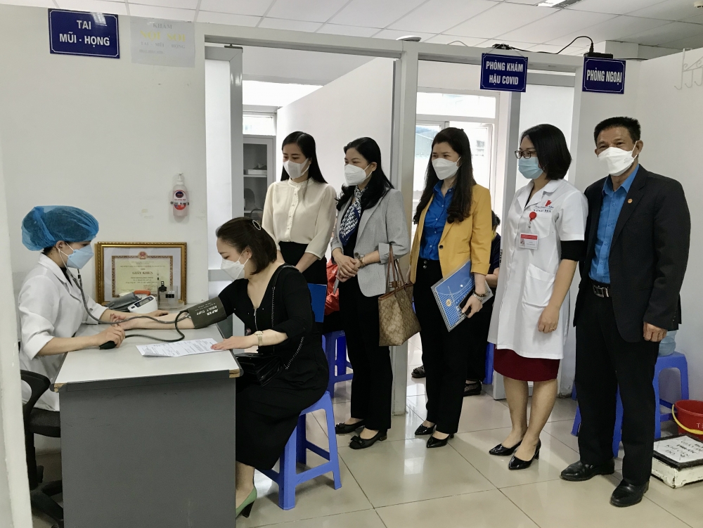 LĐLĐ quận Nam Từ Liêm: Thiết thực chăm sóc sức khoẻ cho người lao động nhân Tháng Công nhân